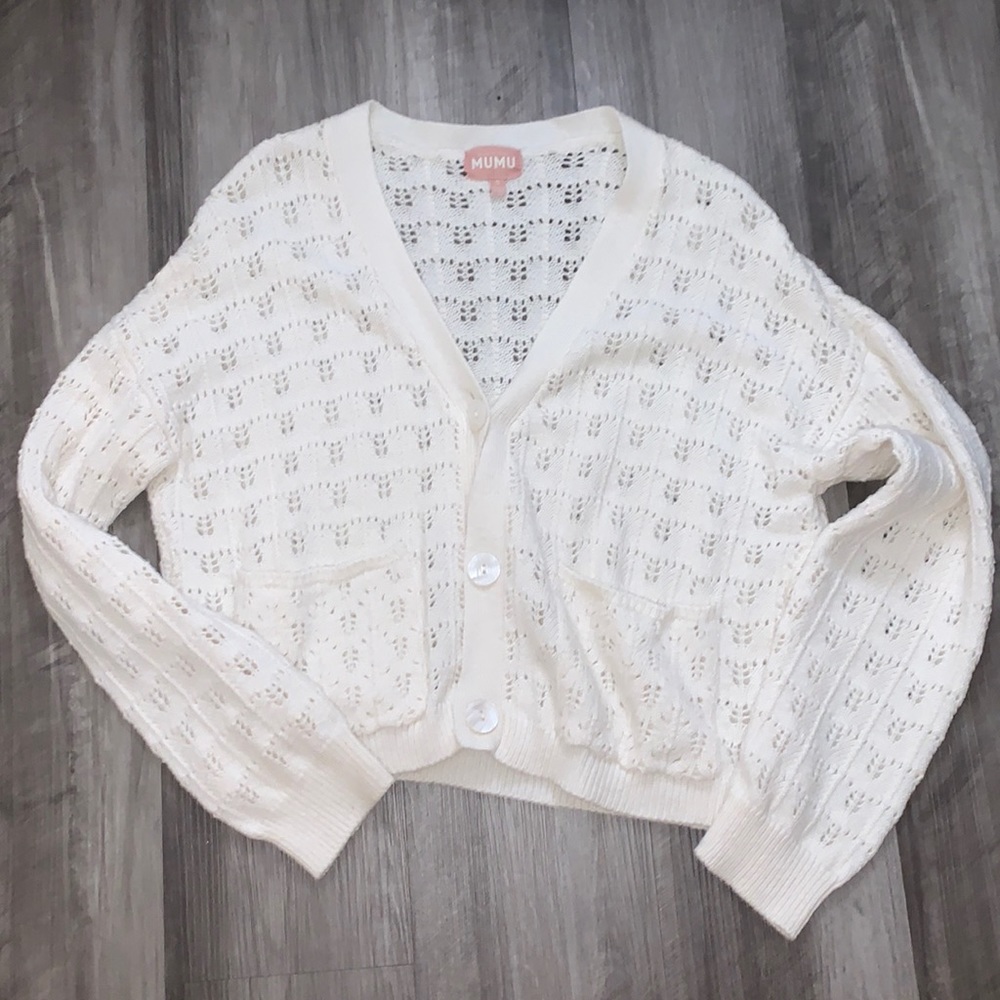 Show Me Your Mumu Quinn Cream Cardigan